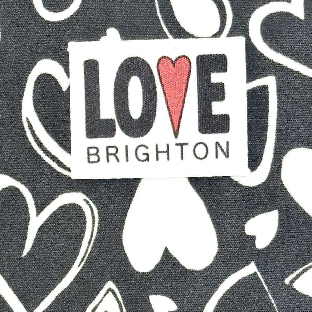 NEW BRIGHTON Endless Love Black white Hearts Women’s Backpack - Picture 6 of 16